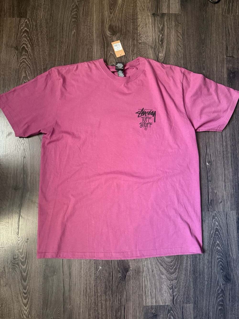 Buy Stussy Tuff Stuff Tee 'Berry' - 1905025 BERR